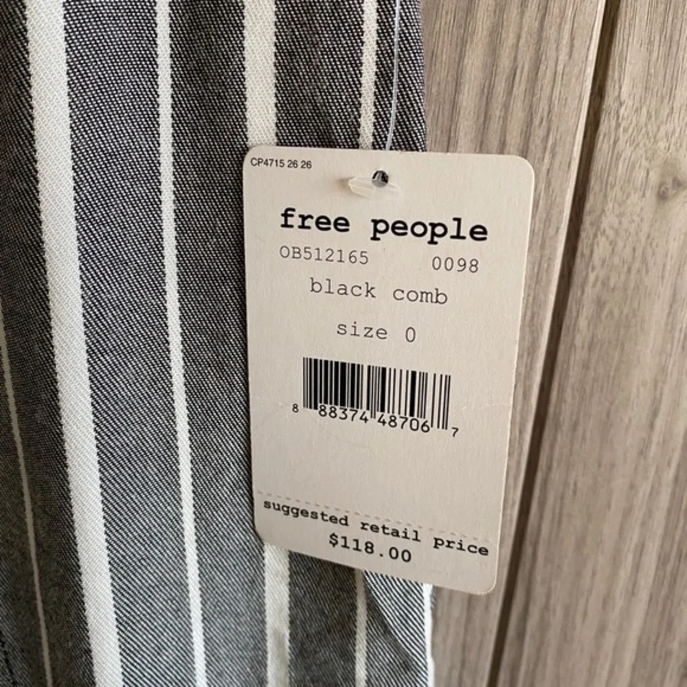 Free People loose front slit pants